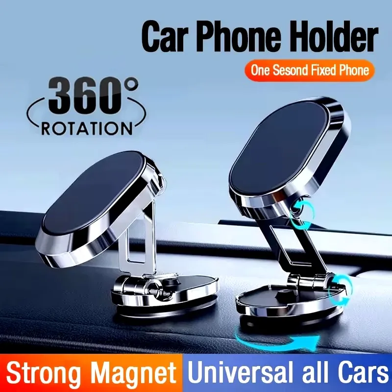 Car Phone Holder - Penyangga Ponsel Magnetik untuk Mobil, Braket
