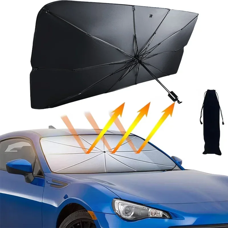 Windshield Sun Shade - Penutup Kaca Depan Mobil Payung Lipat
