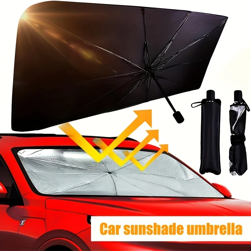 Windshield Sun Shade - Pelindung Matahari Mobil, Parasol, Penutup Kaca