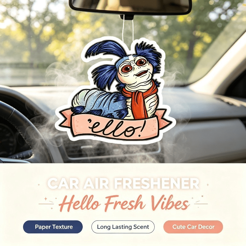 Car Air Freshener - Penyegar Udara Mobil Karakter Cacing Kartun