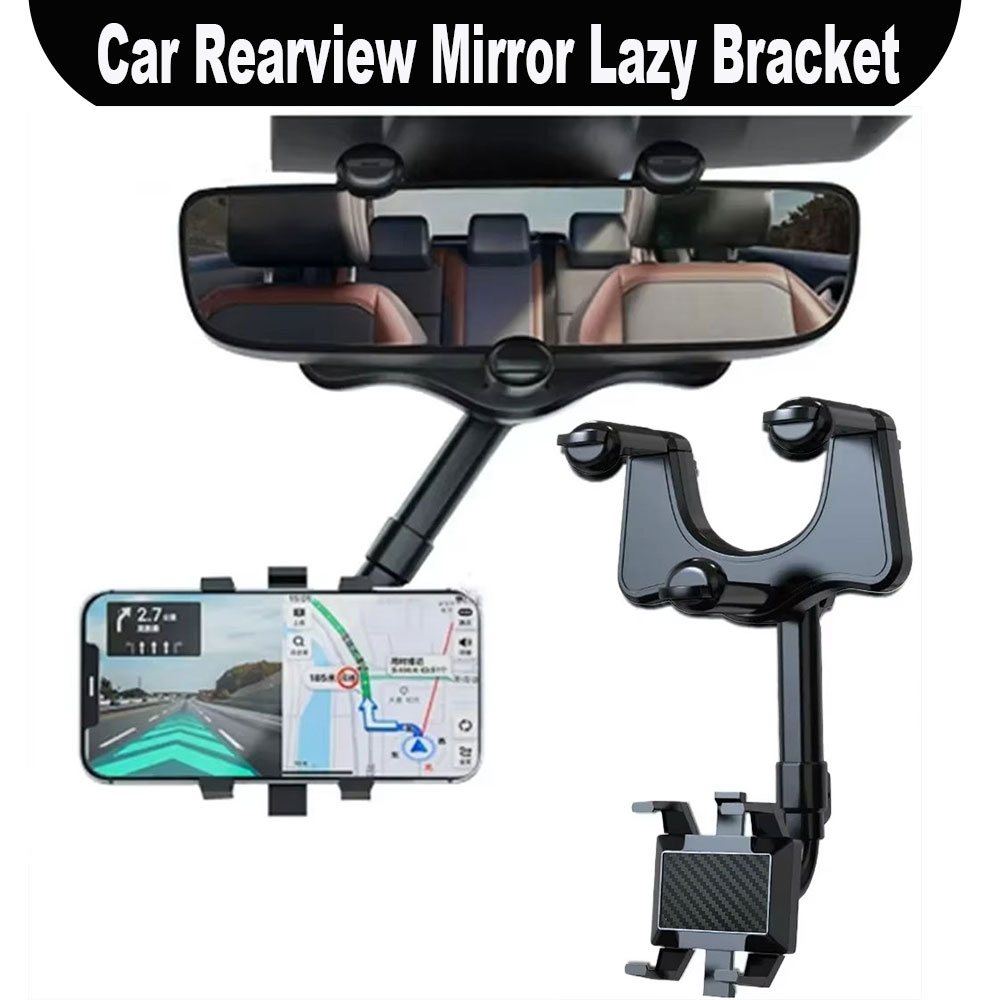 Car Mirror - Penyangga Ponsel Multifungsi untuk Kaca Spion