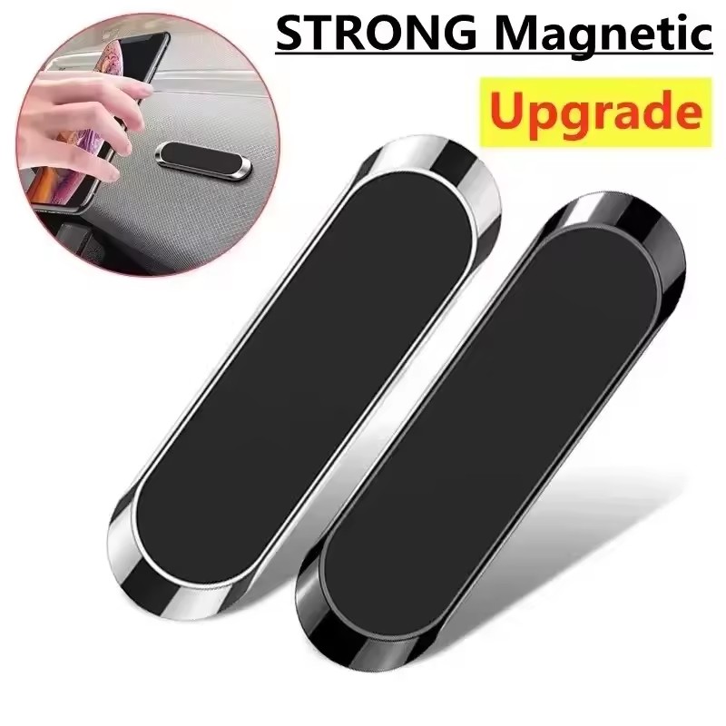 Car Phone Holder - Penyangga Ponsel Magnetik Logam Strip, Penyangga
