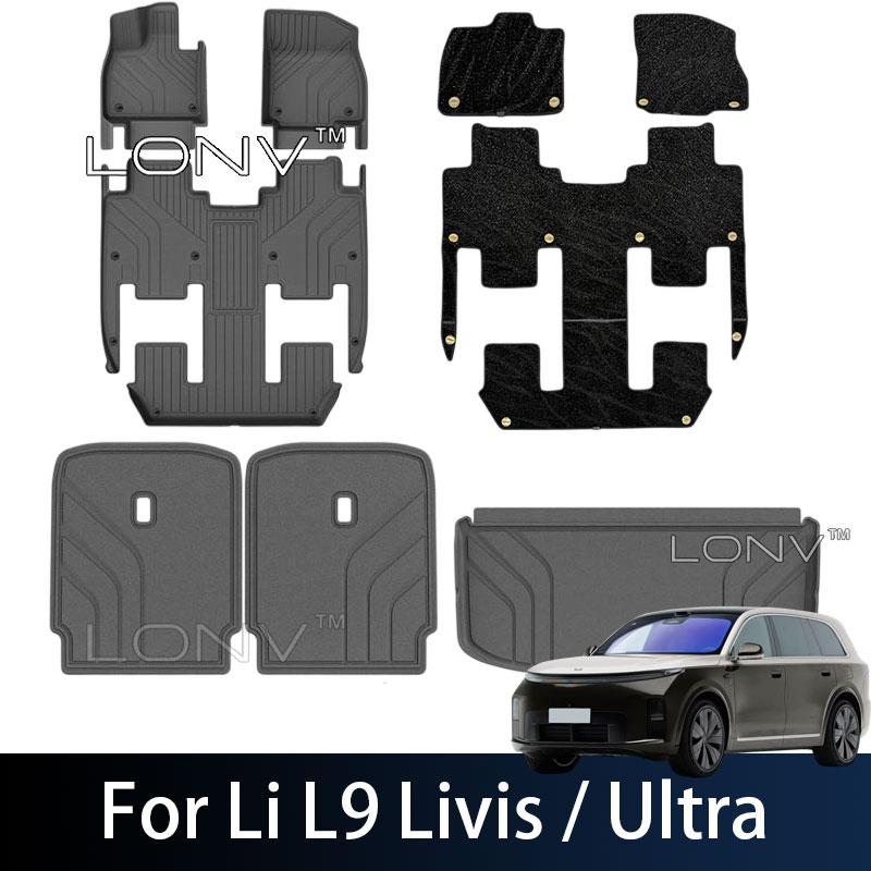 Car Floor Mat - Untuk Li L9 Livis / Ultra