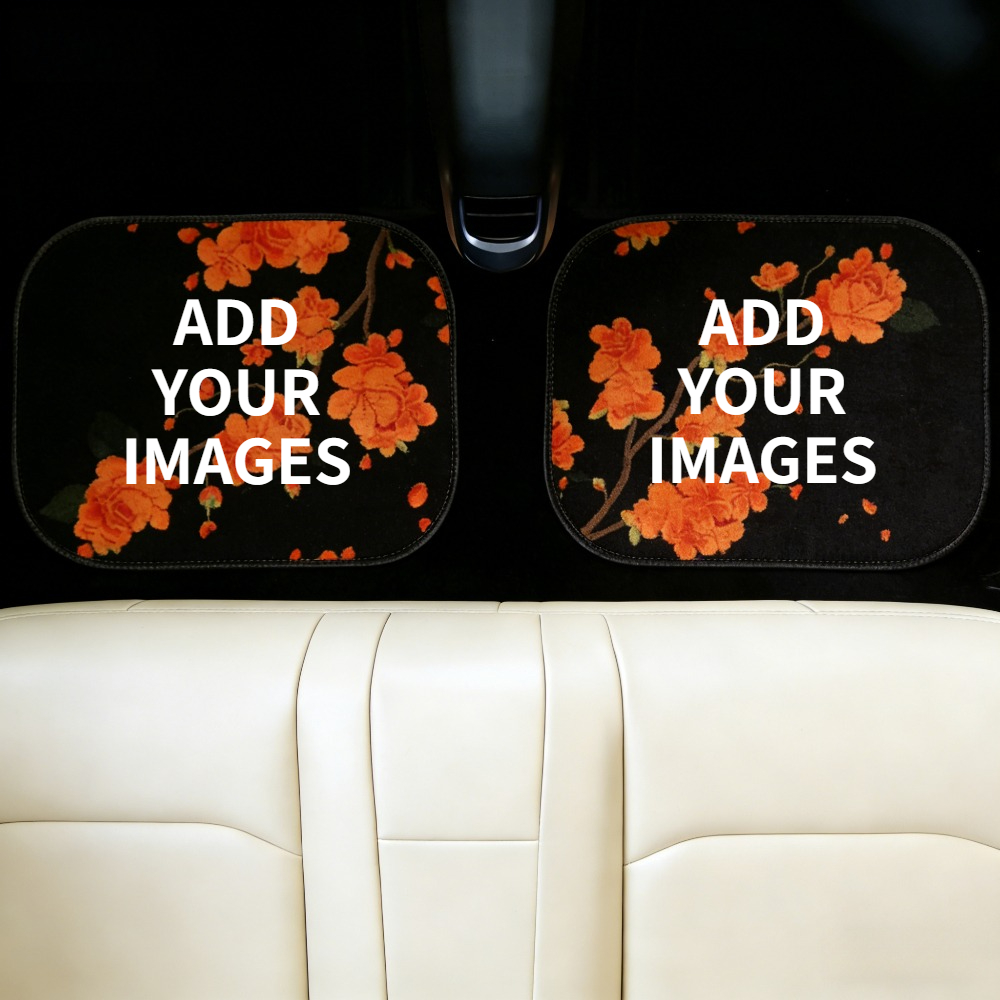 Car Floor Mat - 1 Set/2 Set Karpet Mobil Kustom