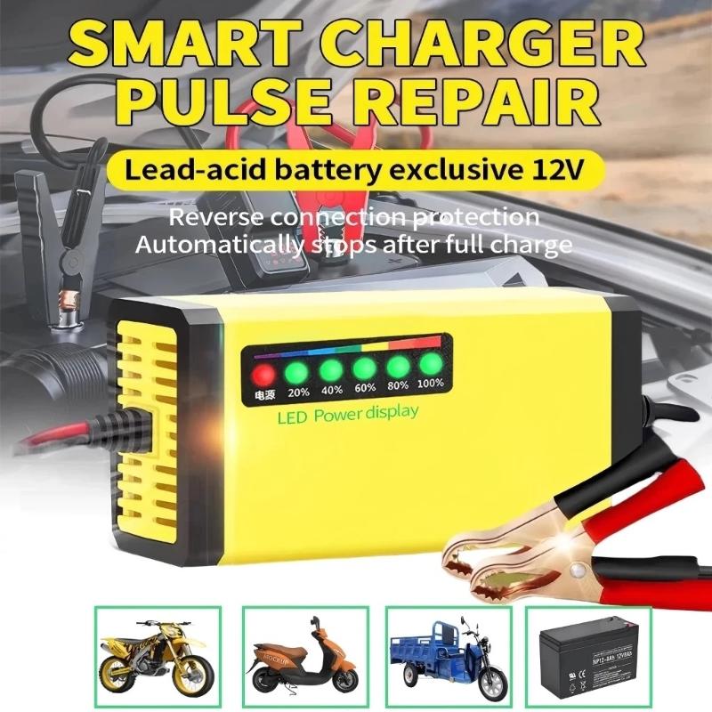 Car Charger - Pengisi Daya Baterai Mobil 12V 4AH-20AH,