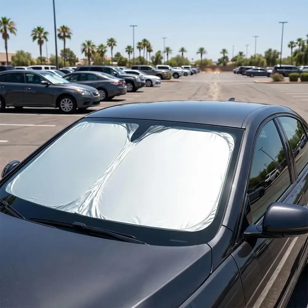 Windshield Sun Shade - Penutup Kaca Depan Mobil Anti Panas