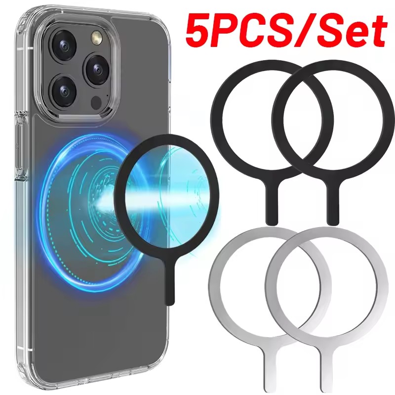 Car Phone Holder - 5-1 Buah Cincin Stiker untuk Pengisian