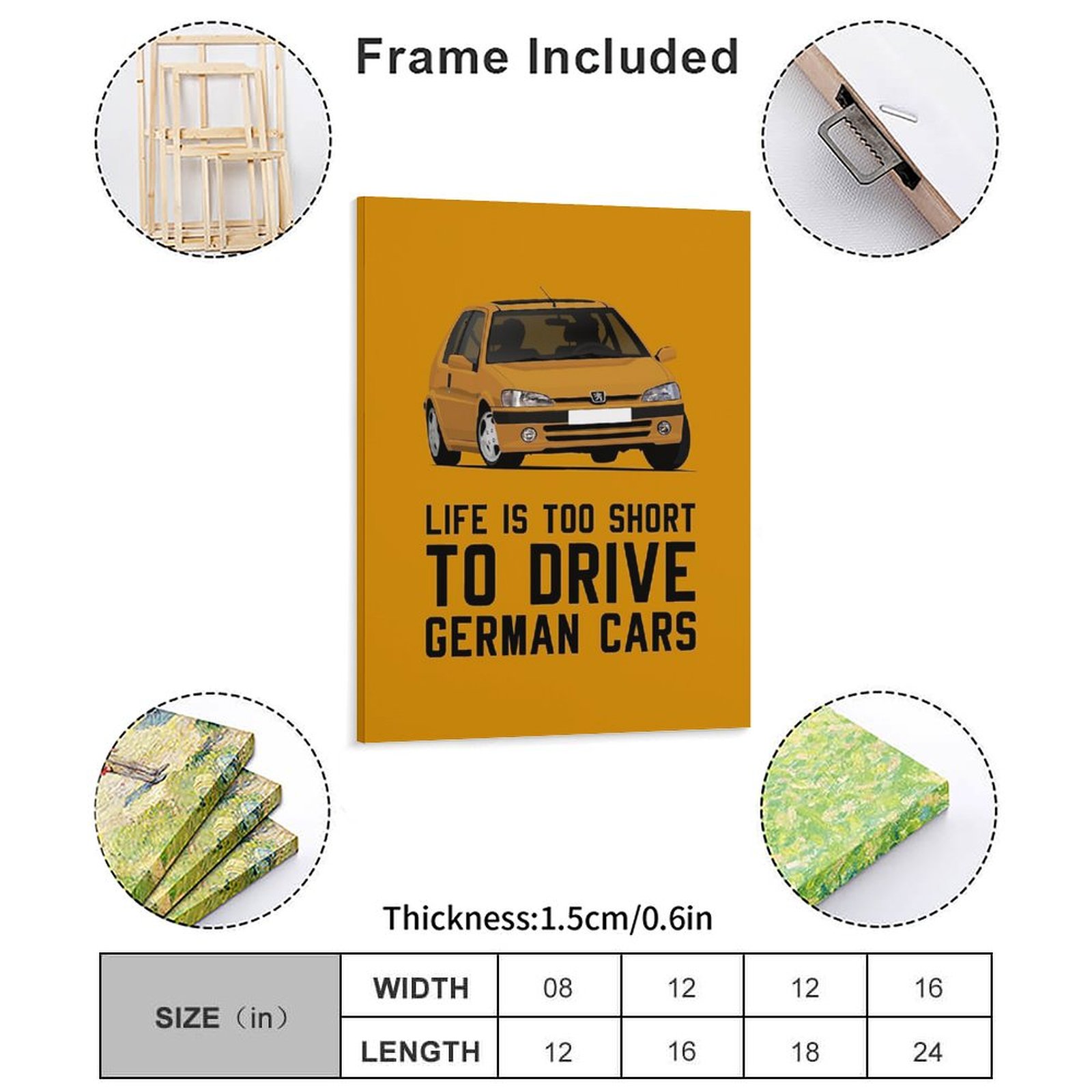 Pug 106 Hidup Terlalu Singkat  - Car Mirror ulasan dan harga
