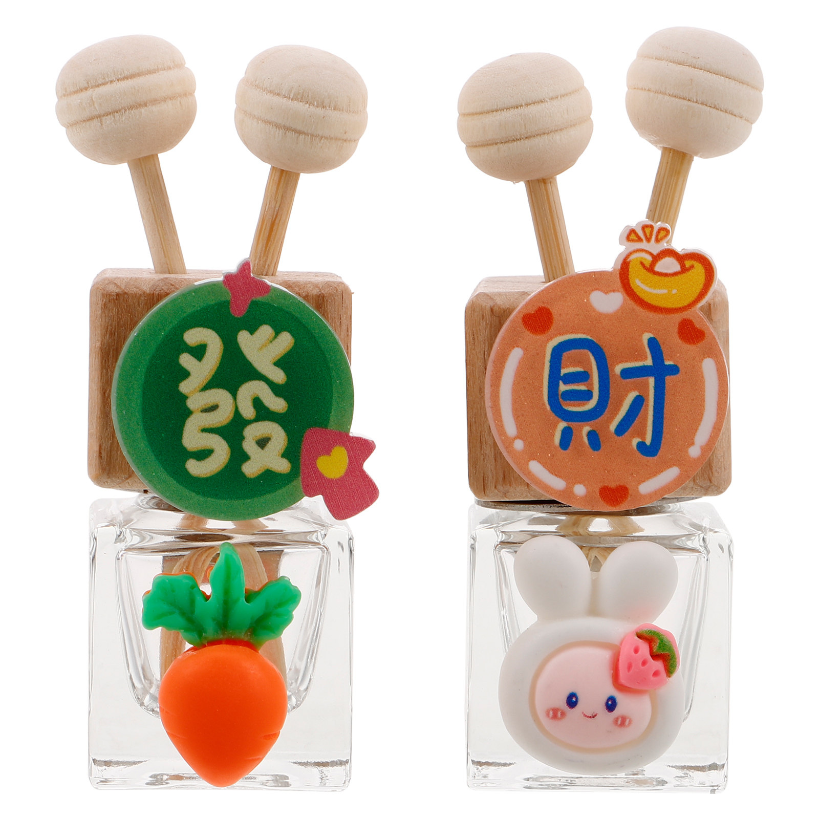 2 Buah Botol Kaca Pengharum Mo - Car Air Freshener ulasan dan harga