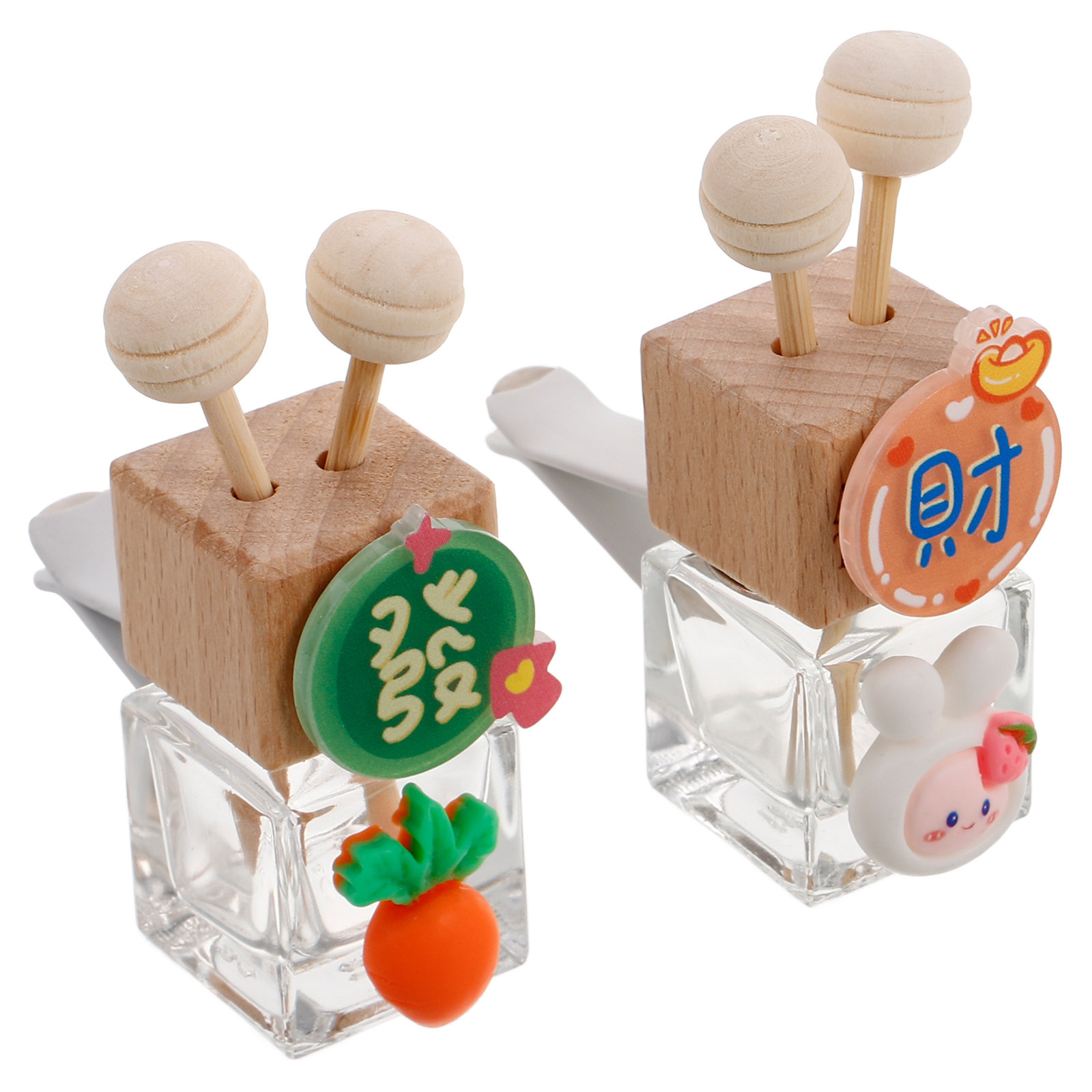 2 Buah Botol Kaca Pengharum Mo - Car Air Freshener ulasan dan harga