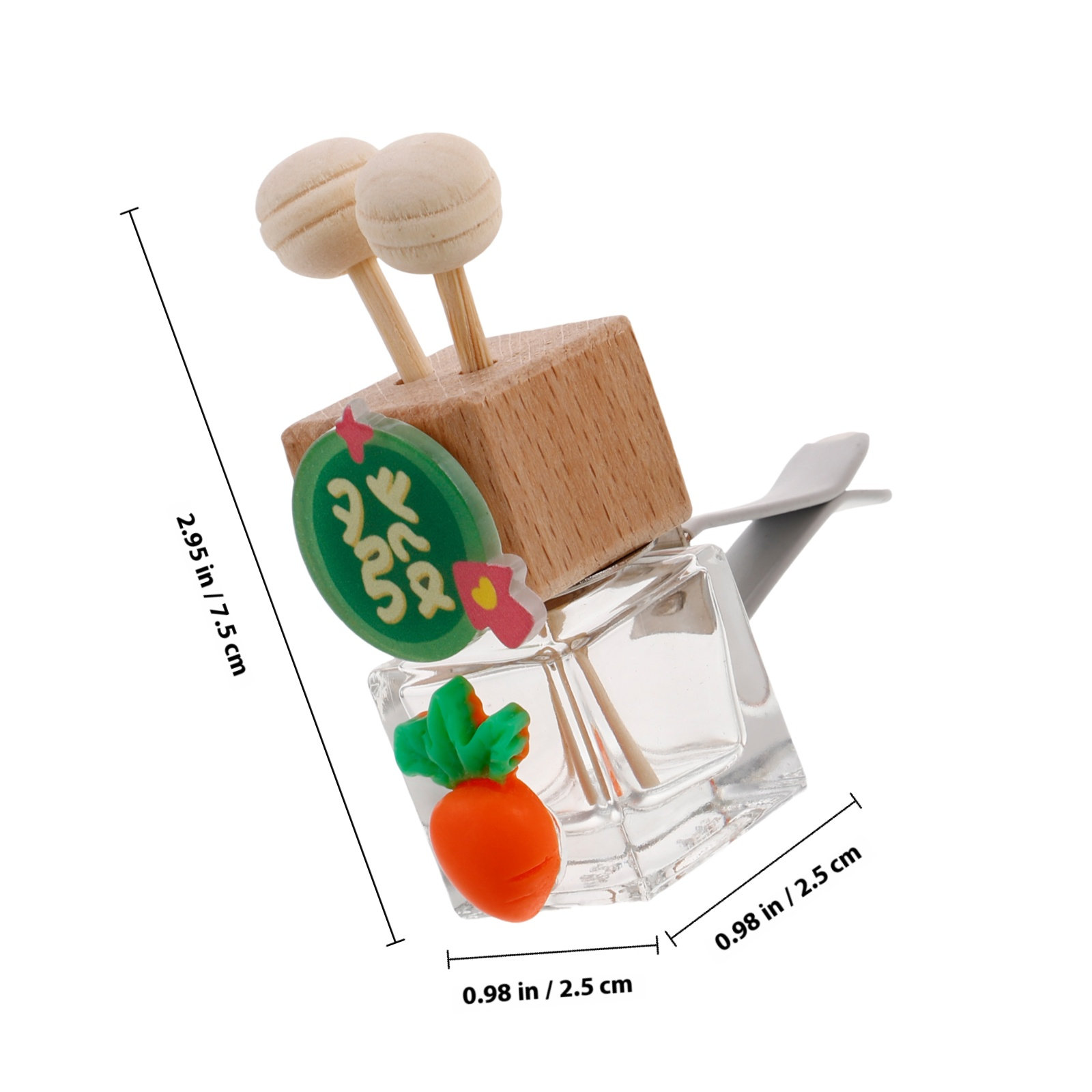 2 Buah Botol Kaca Pengharum Mo - Car Air Freshener ulasan dan harga