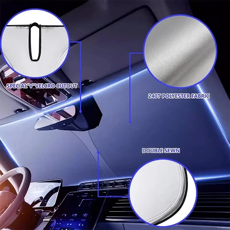 Penutup Pelindung Matahari Lip - Windshield Sun Shade ulasan dan harga
