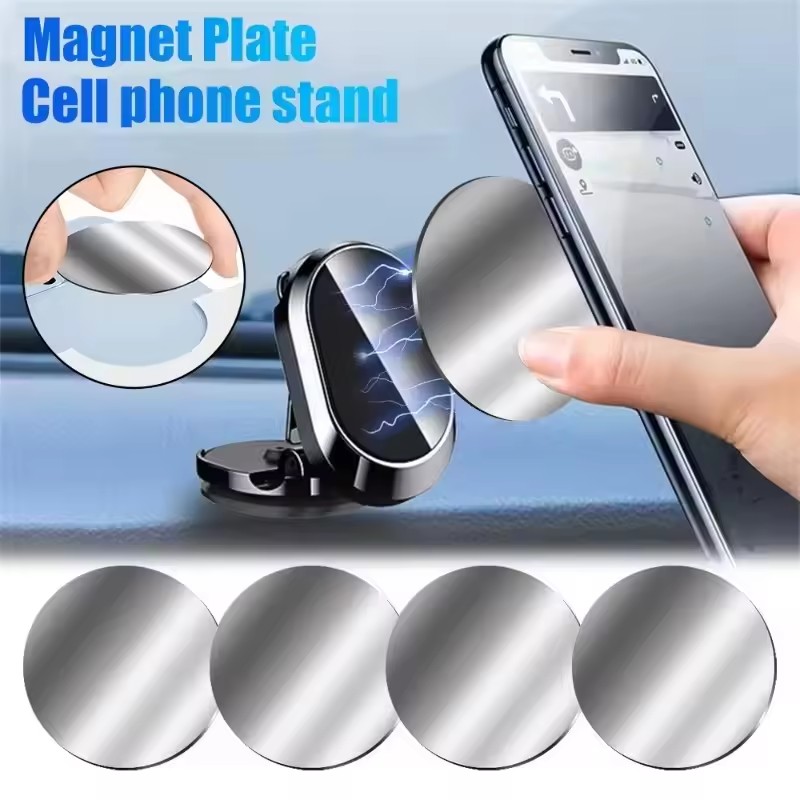 1/50Pcs Pelat Logam Magnetik U - Car Phone Holder ulasan dan harga