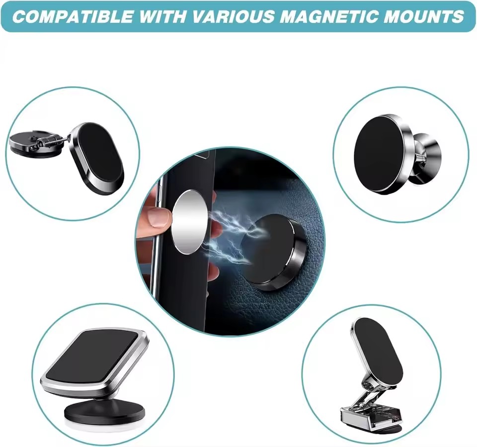 1/50Pcs Pelat Logam Magnetik U - Car Phone Holder ulasan dan harga