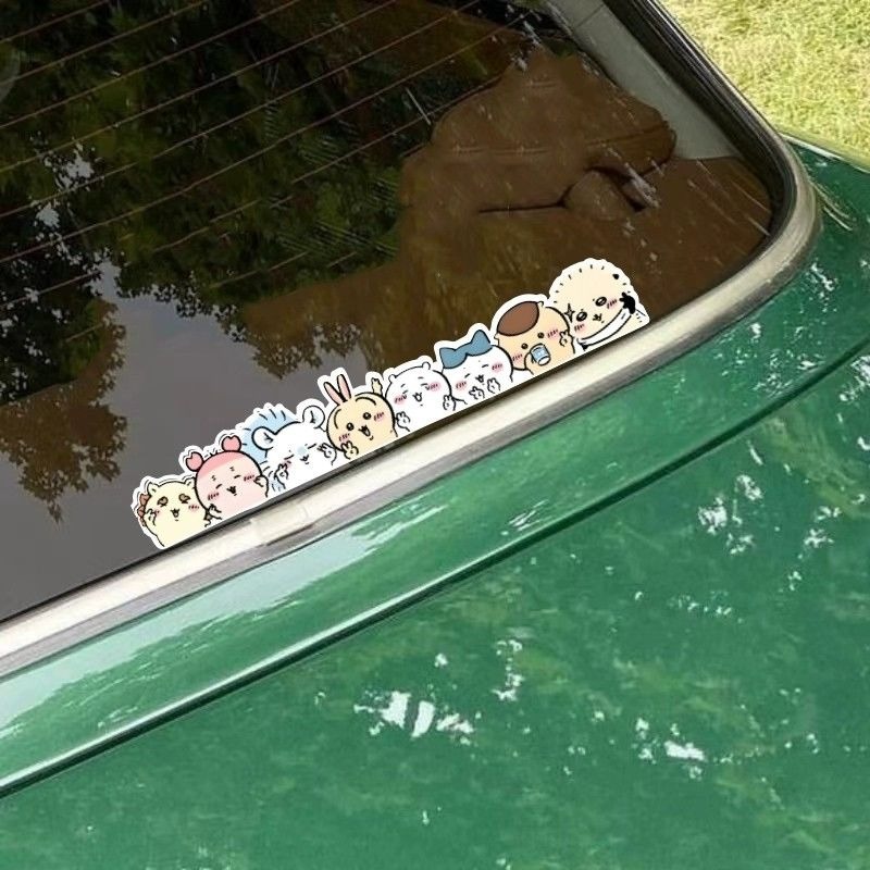 Stiker Statis Kartun Chiikawa  - Car Accessories Japanese ulasan dan harga