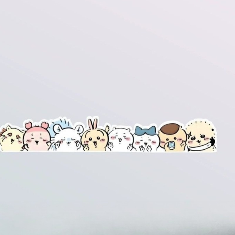 Stiker Statis Kartun Chiikawa  - Car Accessories Japanese ulasan dan harga