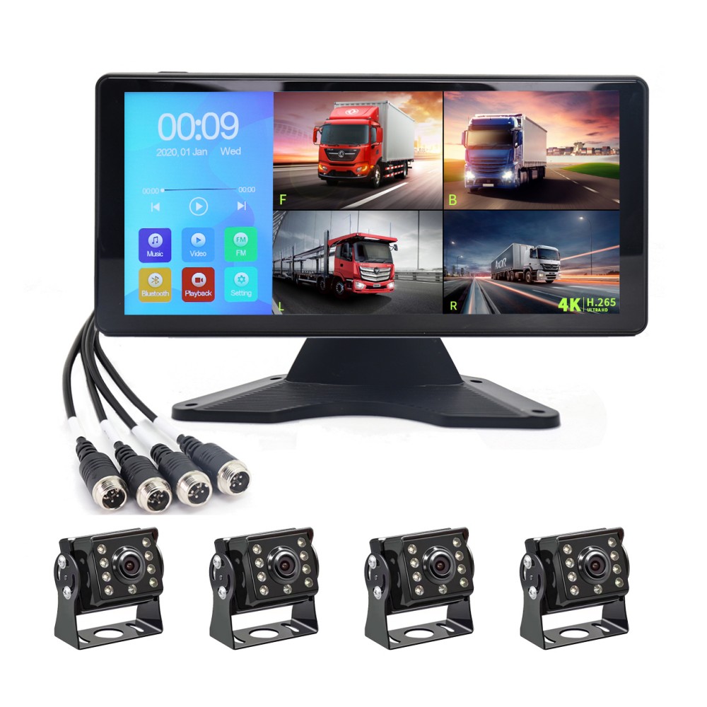 OEM 10.36 inci AHD 4CH Layar S - Car Mirror ulasan dan harga