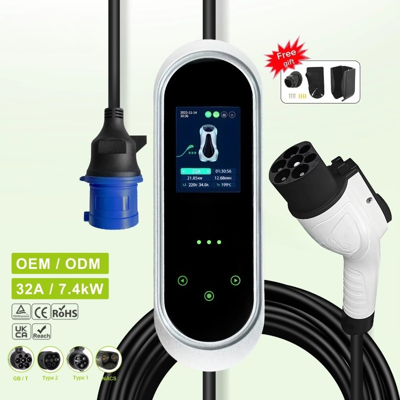 Pengisi Daya EV Portabel GB/T  - Car Charger ulasan dan harga