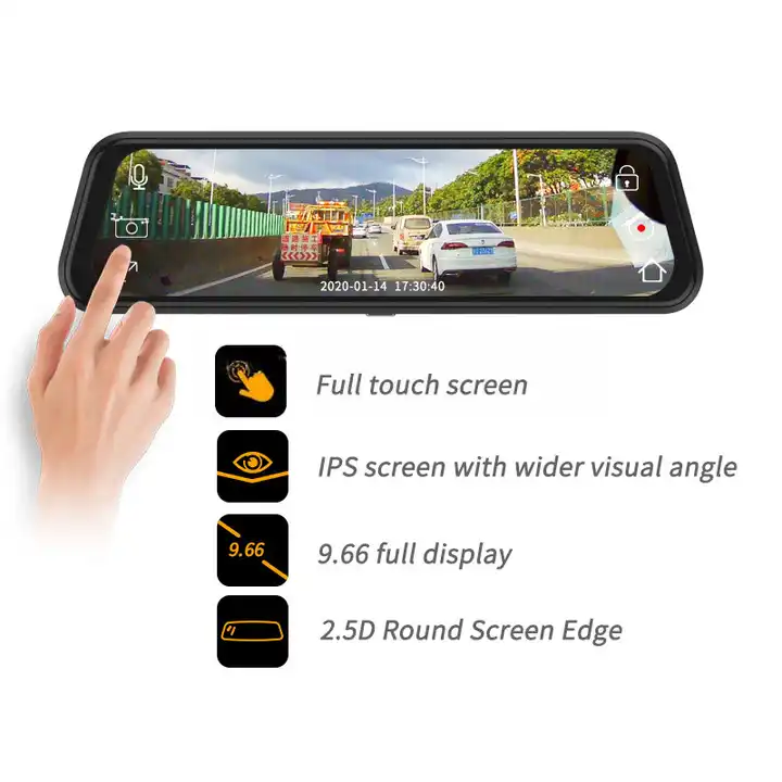 Kamera Dasbor Cermin 10'' deng - Car Mirror ulasan dan harga