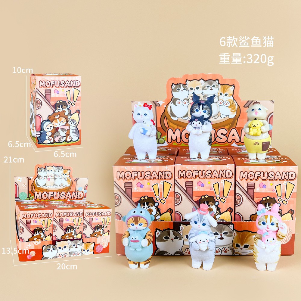 Seri Mofusand 6 Buah Kartun Hi - Car Accessories Japanese ulasan dan harga