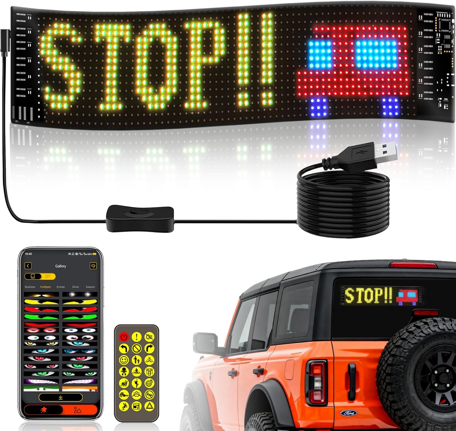 Panel LED Fleksibel untuk Mobi - Car Led Light ulasan dan harga