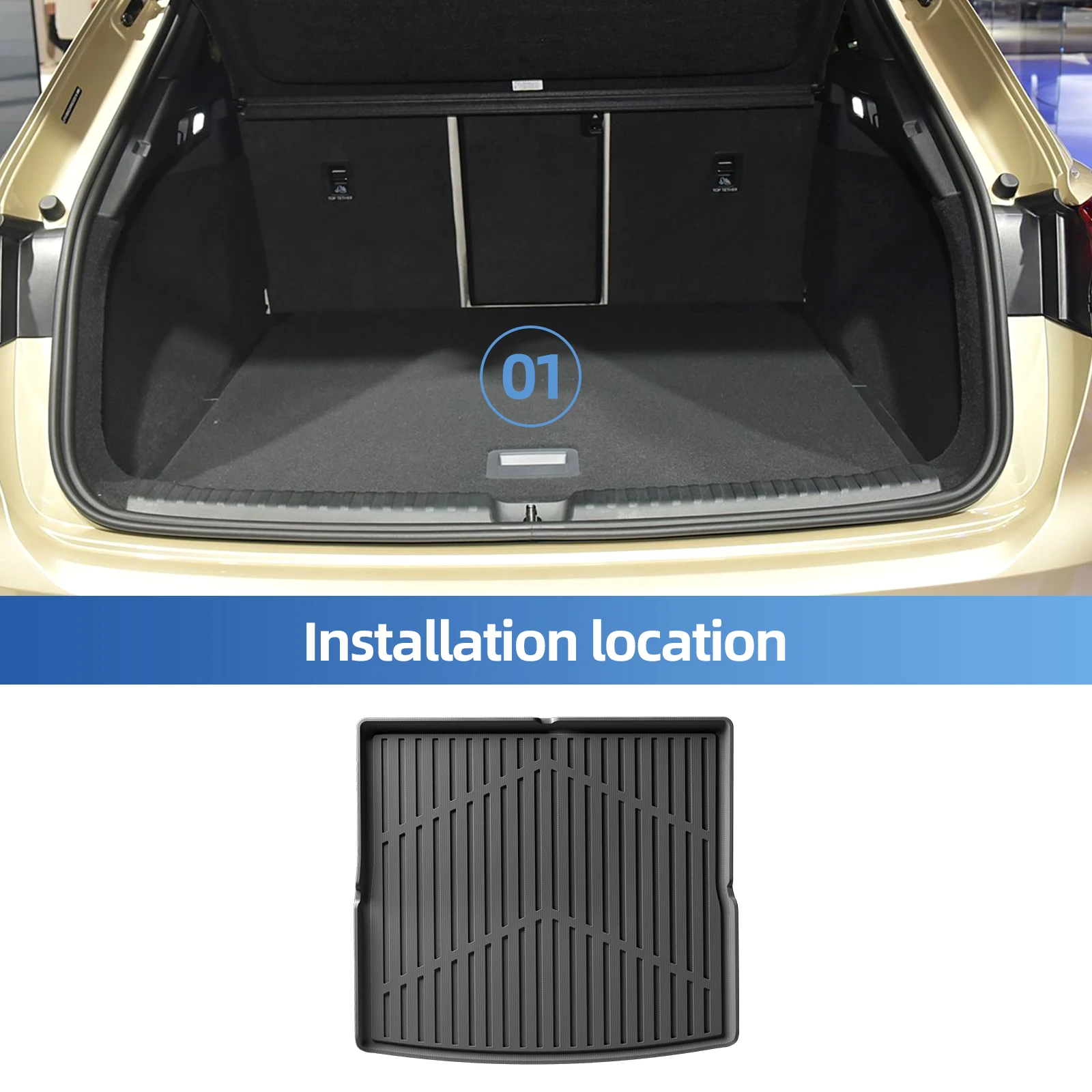 Smabee untuk Audi Q4 E-tron 20 - Car Floor Mat ulasan dan harga