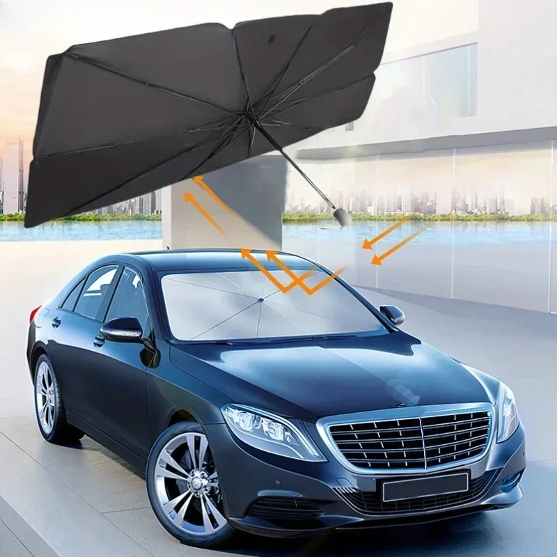 Penutup Matahari Mobil, Akseso - Windshield Sun Shade ulasan dan harga