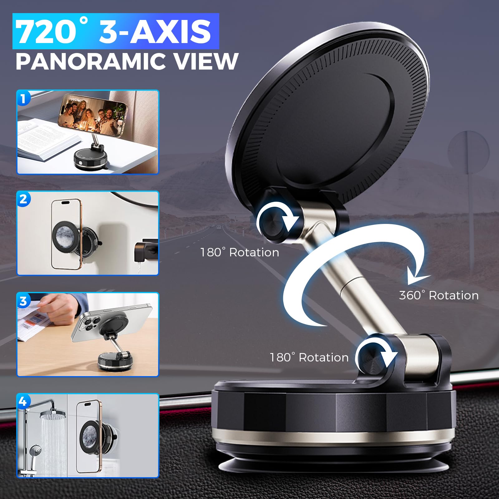 Penyangga Telepon Magnetik unt - Car Vacuum ulasan dan harga