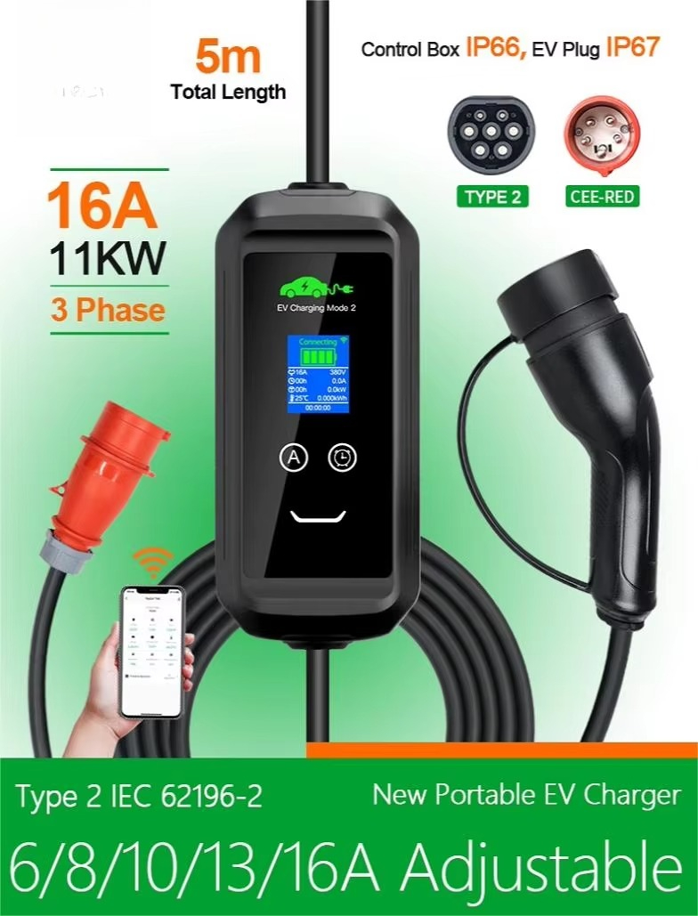 Pengisi Daya EV Portabel AC Kh - Car Charger ulasan dan harga