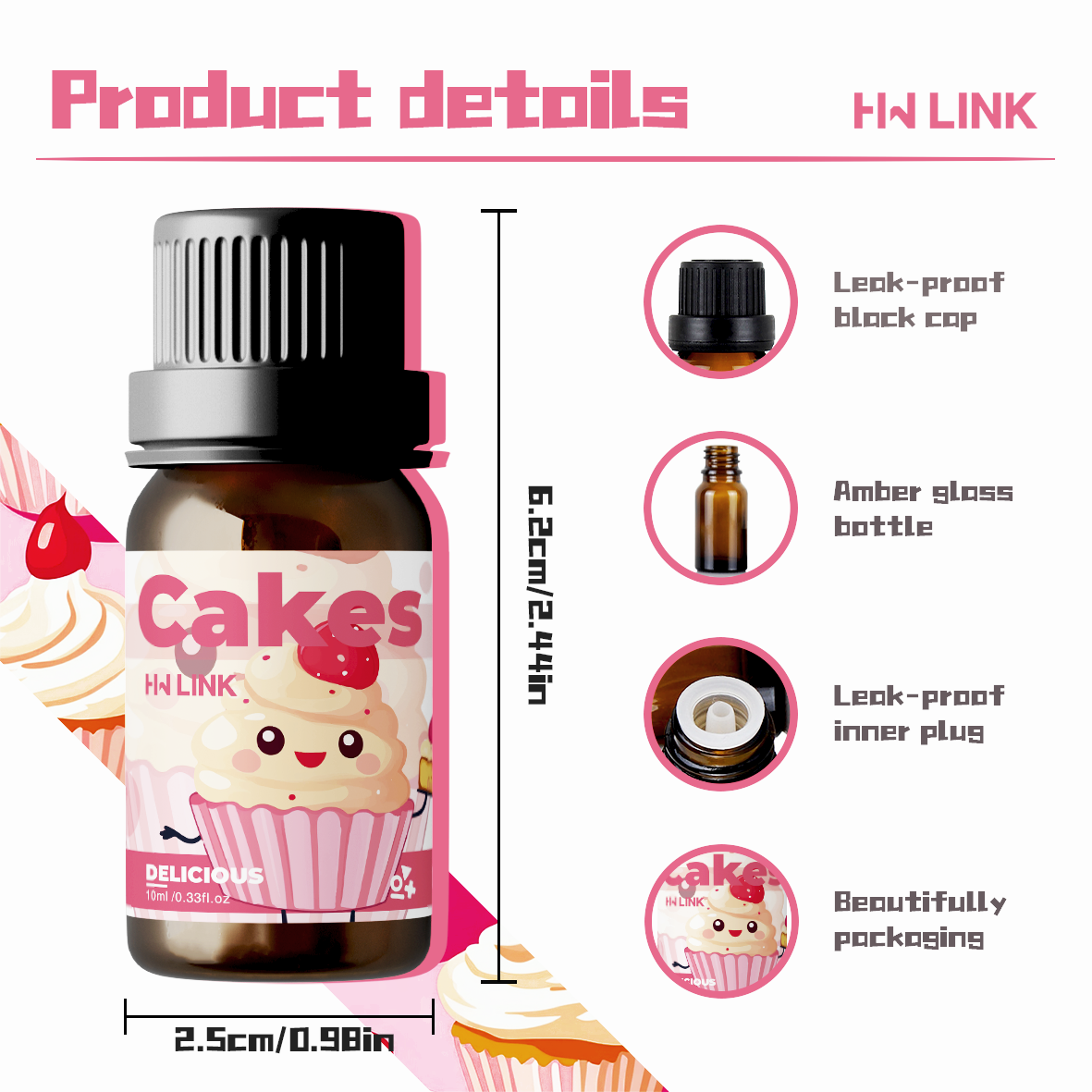 10ml Minyak Aroma Kue untuk Pe - Car Air Freshener ulasan dan harga