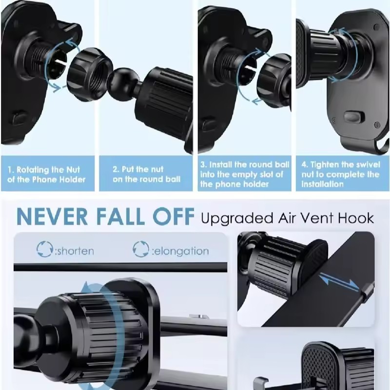 Penyangga Ponsel Universal den - Car Phone Holder ulasan dan harga