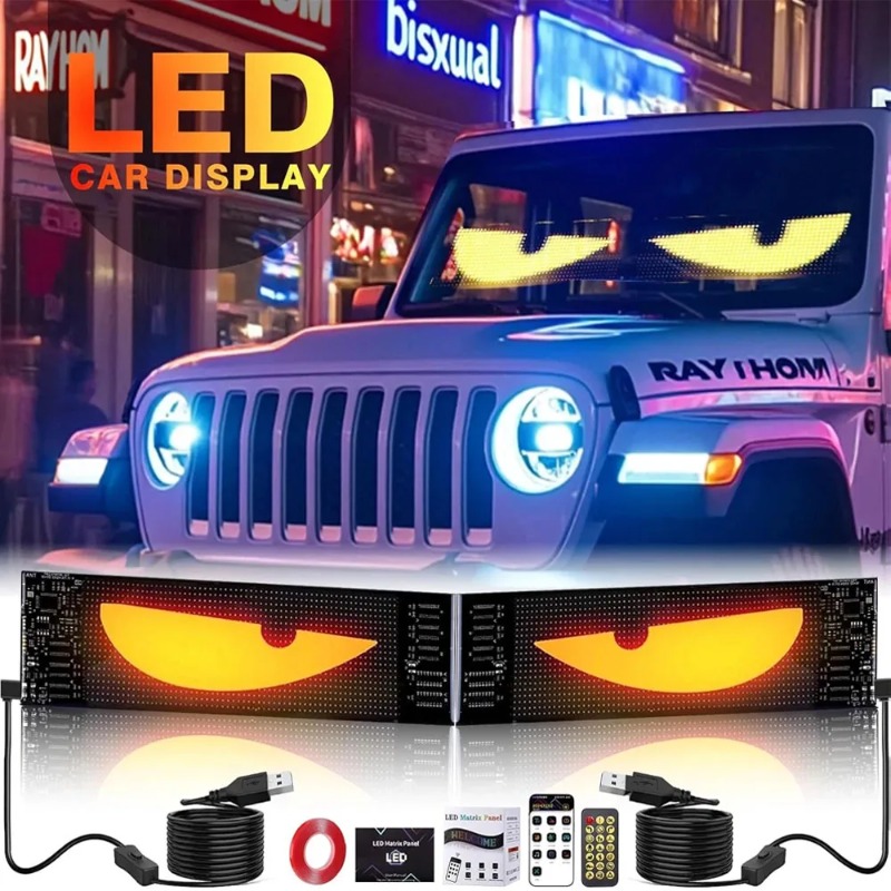 Panel LED Matrix Pixel, Lampu  - Car Led Light ulasan dan harga