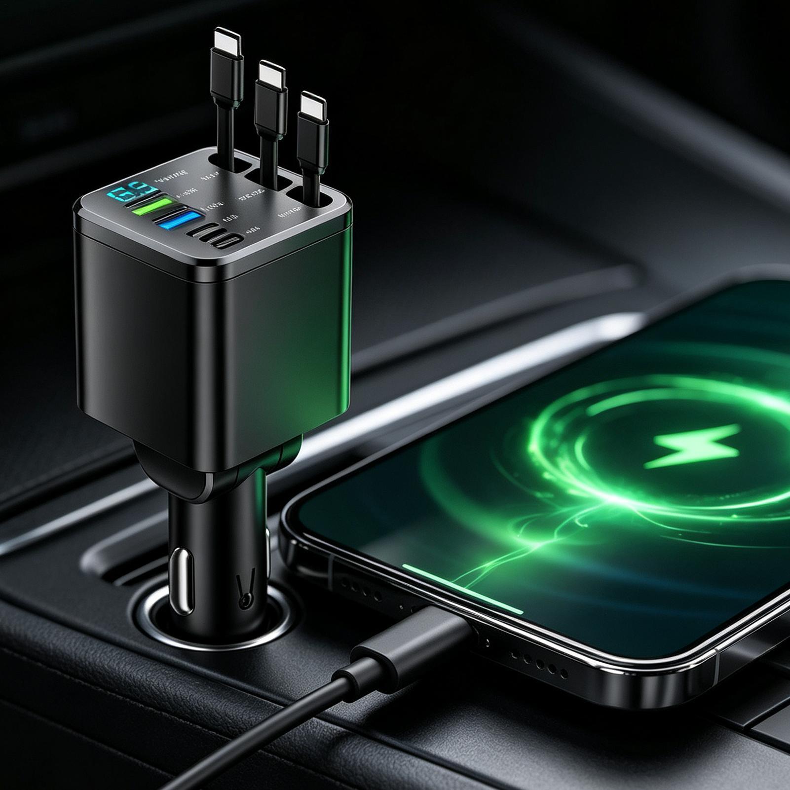 Pengisi Daya yang Dapat Ditari - Car Charger ulasan dan harga