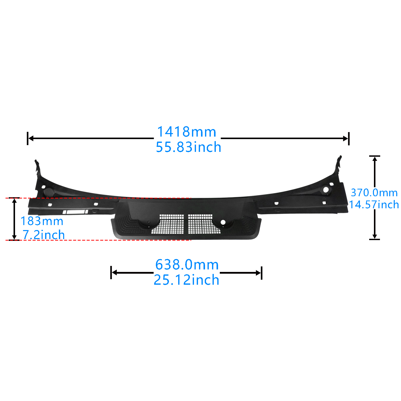 1 Set Panel Penutup Wiper Kaca - Car Wiper ulasan dan harga