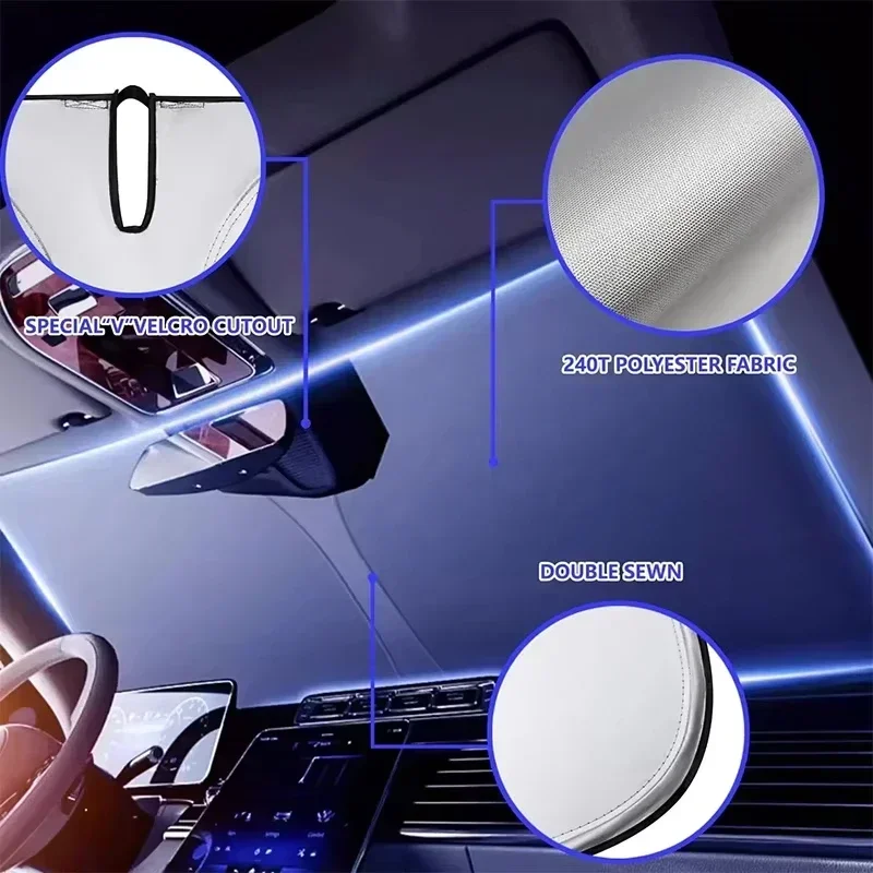 Penutup Pelindung Matahari Kac - Windshield Sun Shade ulasan dan harga